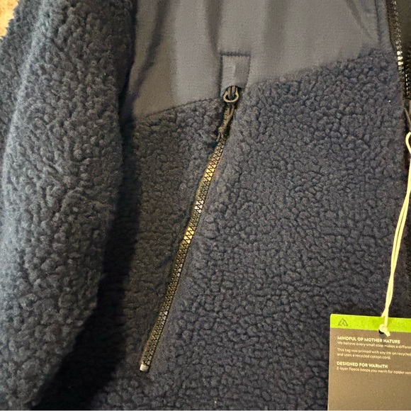 Alpine Design Sherpa Fleece Mens Jacket, Blue, Choose Size, NEW!! - Picture 5 of 13